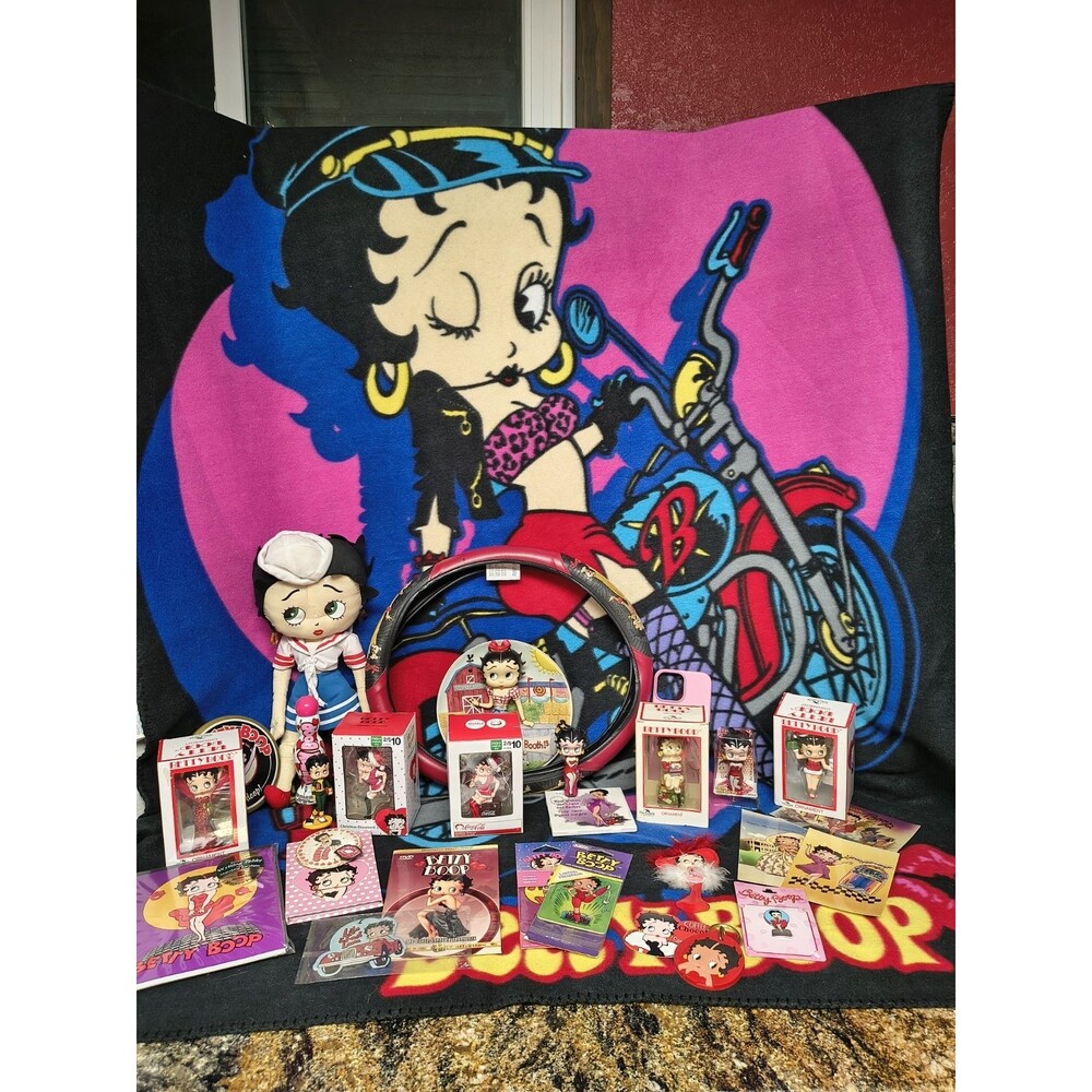 Large Vintage Lot Of Betty Boop Collectibles And Memorabilia Retro Many Items